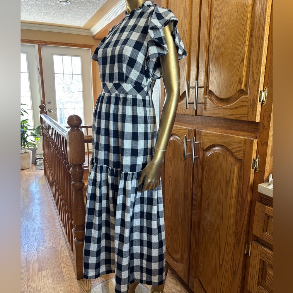 Checkered Maxi Dress - Picture 7 of 11